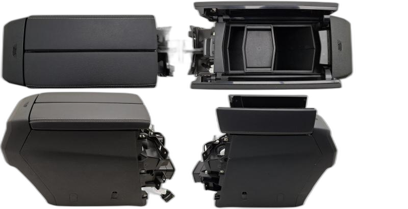 MIDDENCONSOLE KAST MET DEKSEL COMPLEET/ 2 USB-C AANSLUITINGEN IN ACHTERPANEEL/ HZD ZWART MISTRAL/ ARMSTEUN ZIE 98472205ZD MIDDENCONSOLE 9839838880 ZIE 98398388ZD ACHTERPANEEL ZIE 98526240ZD