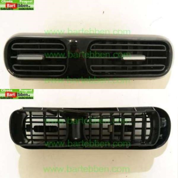LUCHTROOSTER MIDDEN IN DASHBOARD/ ZWART/ VISTEON 9800167777/ ZIE 98001677XU