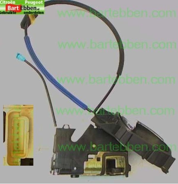 BINNENSLOT/ COUPE/ ENKELVOUDIGE VERGRENDELING/ 6 PINS STEKKER/ 9681332580/ ZIE.9136EZ