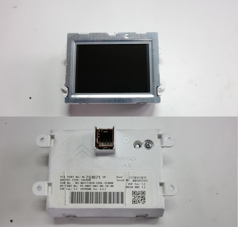 B7/ HDI 1.6 8V 9HR 9H05 DV6C/ MATRIXDISPLAY LOS/ 9675167180/ ZIE 1607970980 RP 1613424380