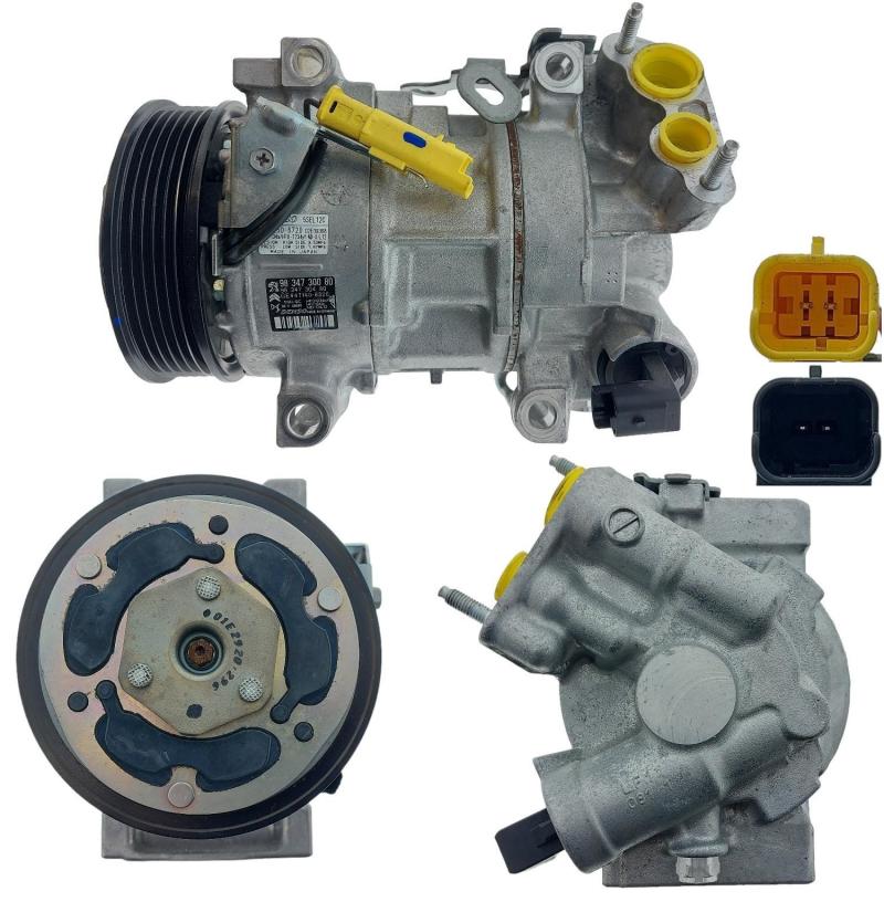HDI 1.5 16V 4CYL YH01 YHZ DV5RC/ 1234YF/ DENSO 5SEL12C 9834730480 447140-8320 4471408320 447250-6720 4472506720/ OP STICKER 9834730080 9834730480 SB 9829934580 1638946180