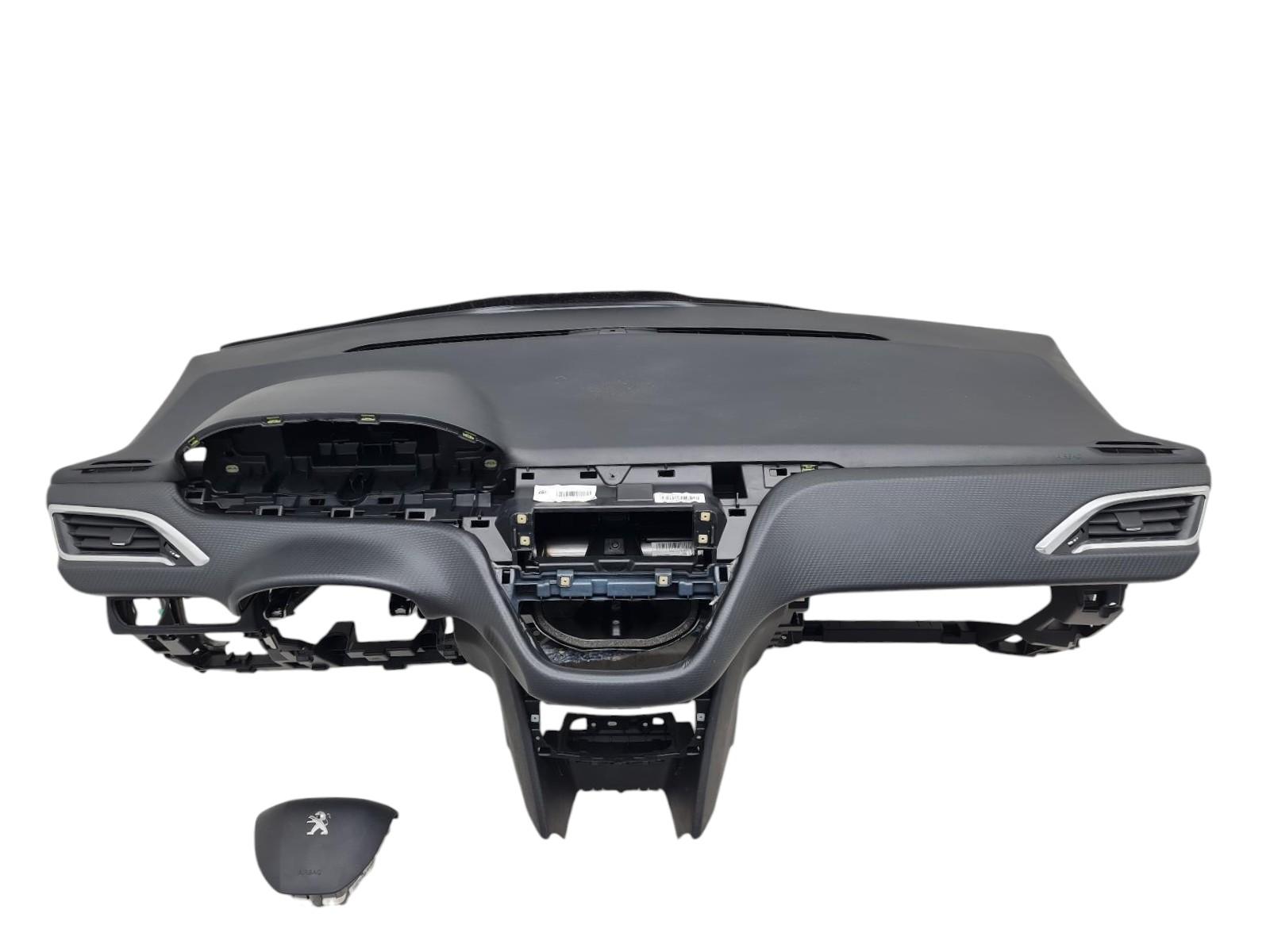 !SET STUUR 98072114ZD, MET BIJRIJDERSAIRBAG 9672848580, !!ZONDER MODULE!! MET DASHBOARD 16100355ZD HZD ZWART MISTRAL LIJST IN KLEUR STELLAR FXM