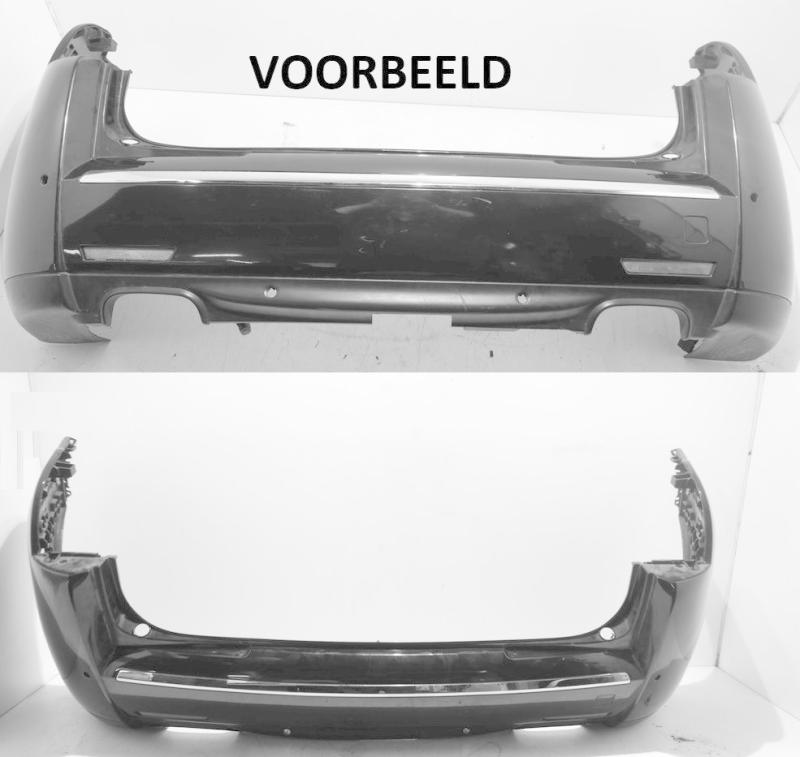 ACHTERBUMPER/ DUBBELE UITLAAT/ ZIE 7410JY