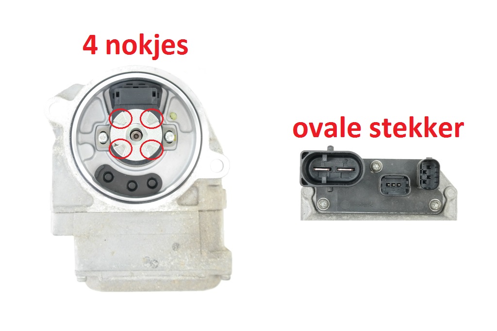 LOSSE MOTOR/ 4 NOKJES/ +EN- 1 OVALE STEKKER/ JTEKT 9684392580 6900001753 60DLAR 6700002059 Q003TA0472ZE/ ZIE 1611965280