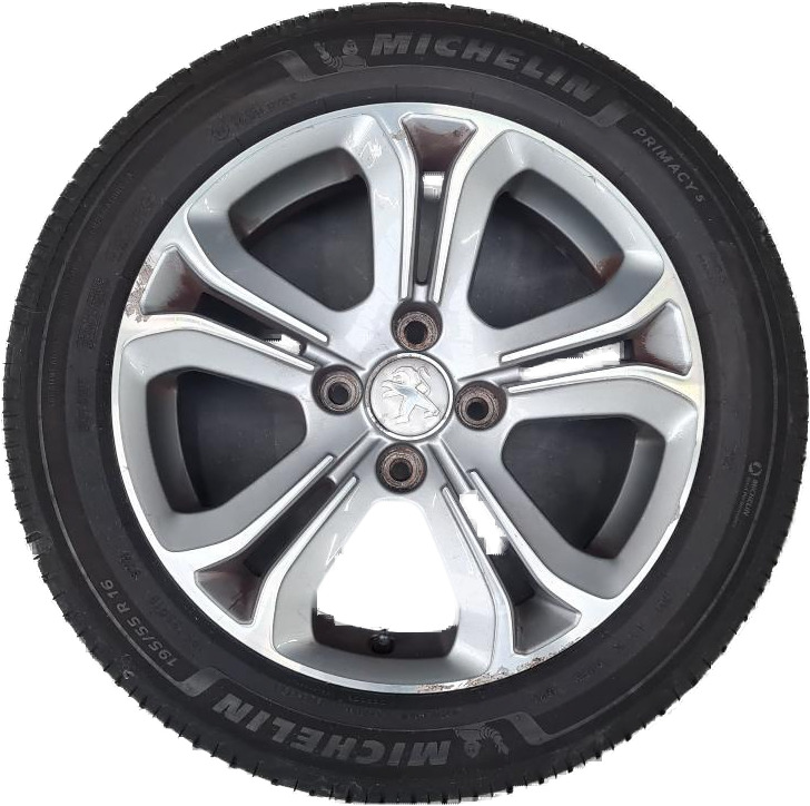 STOEPRANDSCHADE 4XSETPRIJS VELGEN 96737736VX MET BANDEN 195 55 16 MICHELIN E PRIMACY 195/55 R16 91H 2X 3.5MM 2X 5.5MM