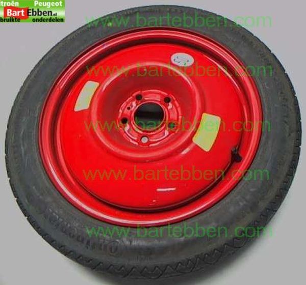 17 INCH/ STAAL/ THUISKOMER/ 4JX17 ET41/ ZIE 5401R4 +BAND 135/80R17