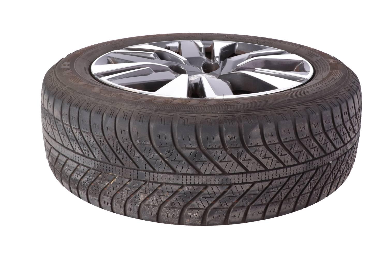 1X VELG DIVERSE BESCHADIGINGEN MET BAND GOODYEAR VECTOR 4SEASONS 4MM PROFIEL EQUINOX A033 FXS STORM