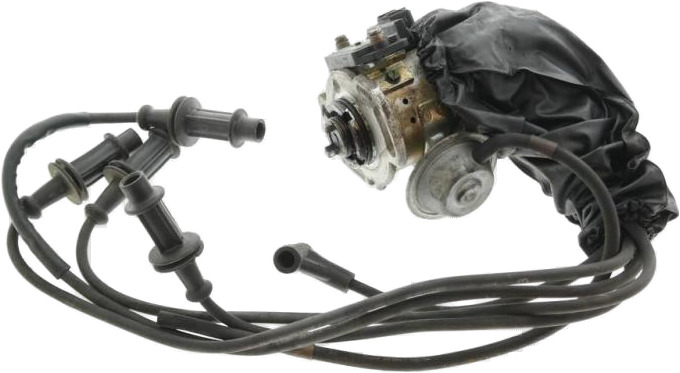 !BOSCH 983 JFU4 0237009615 C055 D043 MET VERDELERKAP MET BOUGIEKABELS MET ONTSTEKINGS MODULE !!!VACUUM CAPSULE KAPOT!!! 5900H3