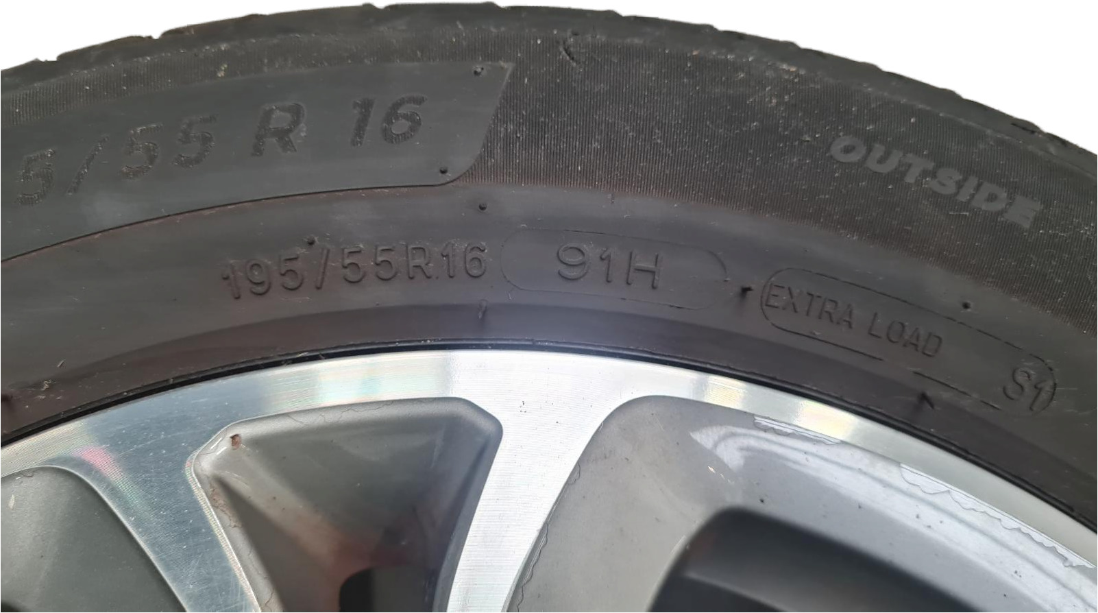 STOEPRANDSCHADE 4XSETPRIJS VELGEN 96737736VX MET BANDEN 195 55 16 MICHELIN E PRIMACY 195/55 R16 91H 2X 3.5MM 2X 5.5MM
