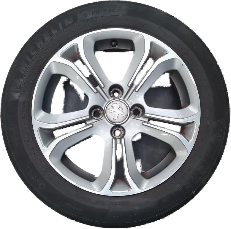 STOEPRANDSCHADE 4XSETPRIJS VELGEN 96737736VX MET BANDEN 195 55 16 MICHELIN E PRIMACY 195/55 R16 91H 2X 3.5MM 2X 5.5MM