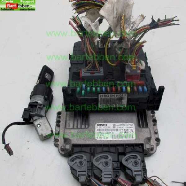 HDI 1.6 16V 9HZ DV6TED4/ BOSCH 0281012981 EDC16C34 9663476380 (1942J5) +BSI + CONTACTSLOT SET