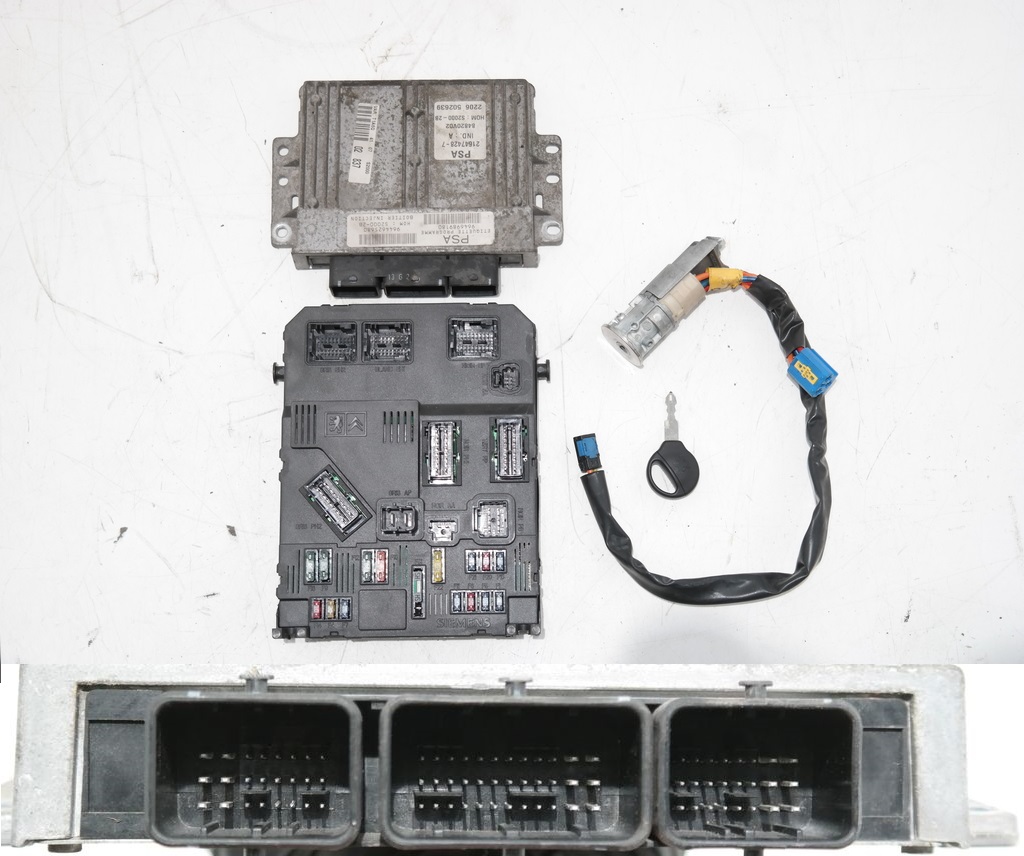 B 1.4 8V KFW TU3JP/ AUTO/ ECU 9646989180 9644625680 21647428 ZIE 1942H1/ +BSI S118085220A 9649627880 ZIE 658095 6580FP 6580HC NFP/ +C.SLOT ZIE 4162Z1