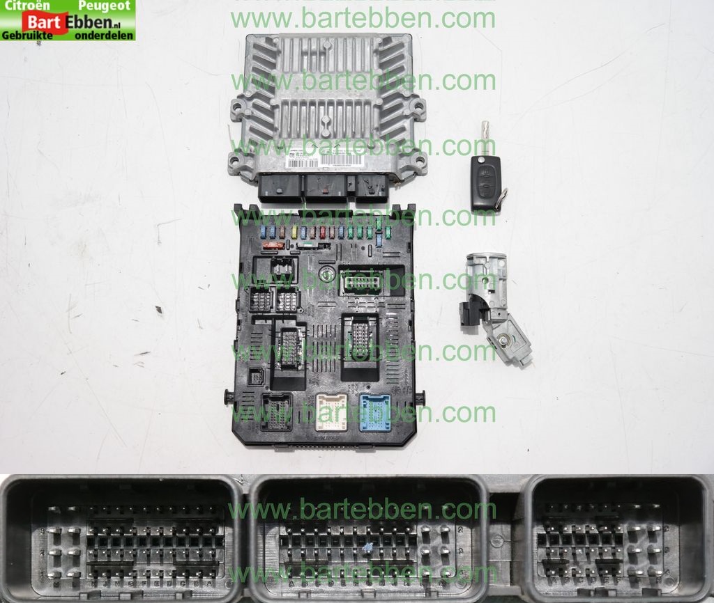 HDI 2.0 16V RHR DW10BTED4/ RHD/ AUTO/ ECU ZIE 1942Z6 1942Z7 SIEMENS VDO 5WS40423C-T SID803A 9663607080 9655534080 S122025002 BSI 2004 H02 6580JL 6580JN 9663510280 +CSLOT 4162EA
