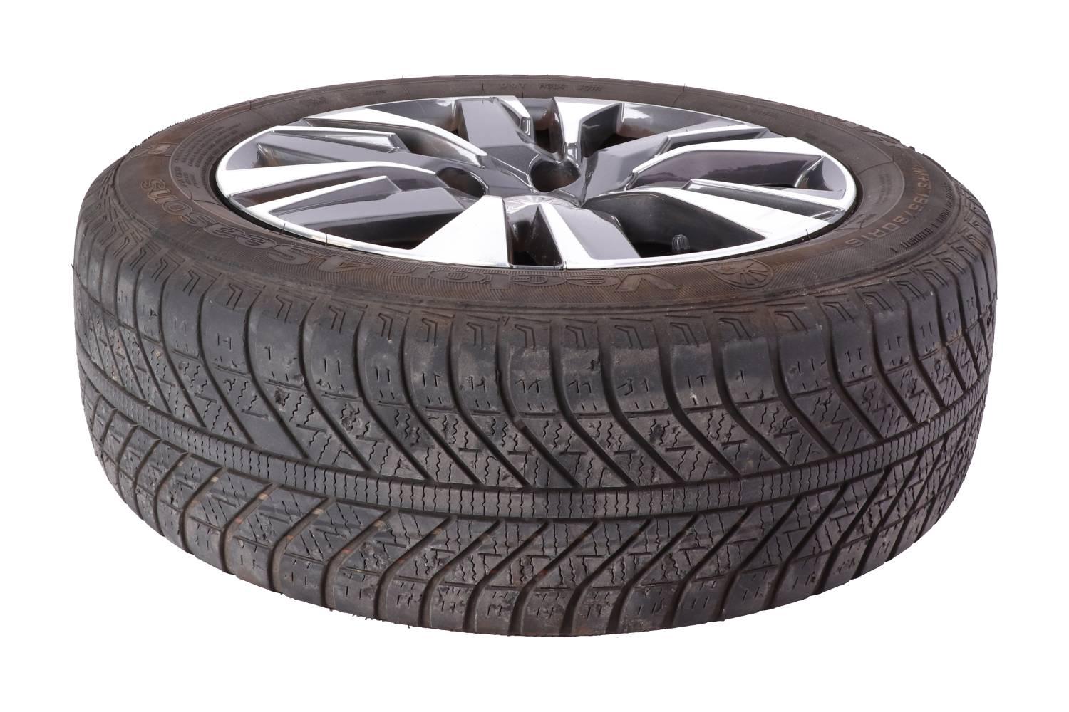 1X VELG DIVERSE BESCHADIGINGEN MET BAND GOODYEAR VECTOR 4SEASONS 4MM PROFIEL EQUINOX A033 FXS STORM