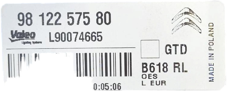 MET PRINT A3 BEKRAST VALEO L90074665 9812257580
