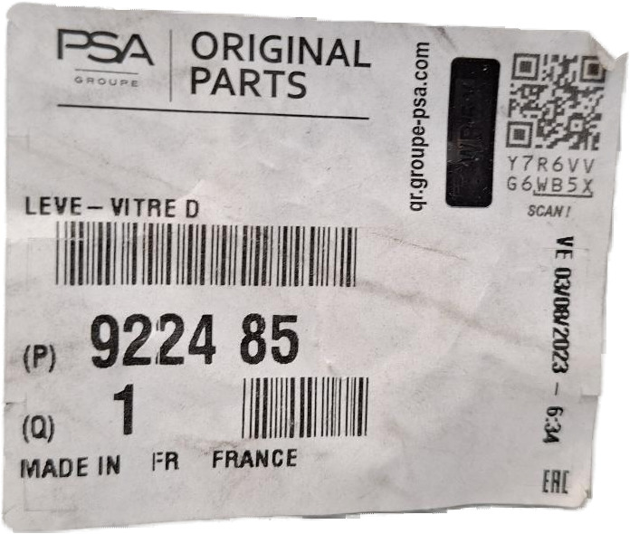 NIEUW, MERITOR 9643071080 922485