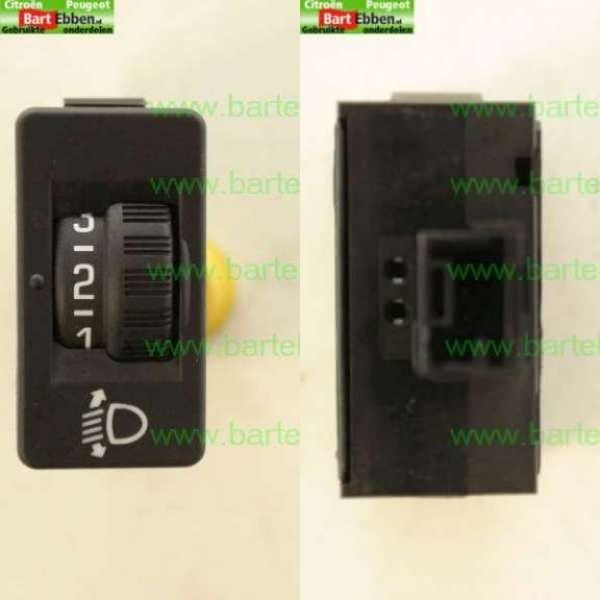 KOPLAMP HOOGTEREGELING/ 3 PINS STEKKER/ 9801662777 9638442277 9636669277 9647664077/ ZIE 96366692ZD