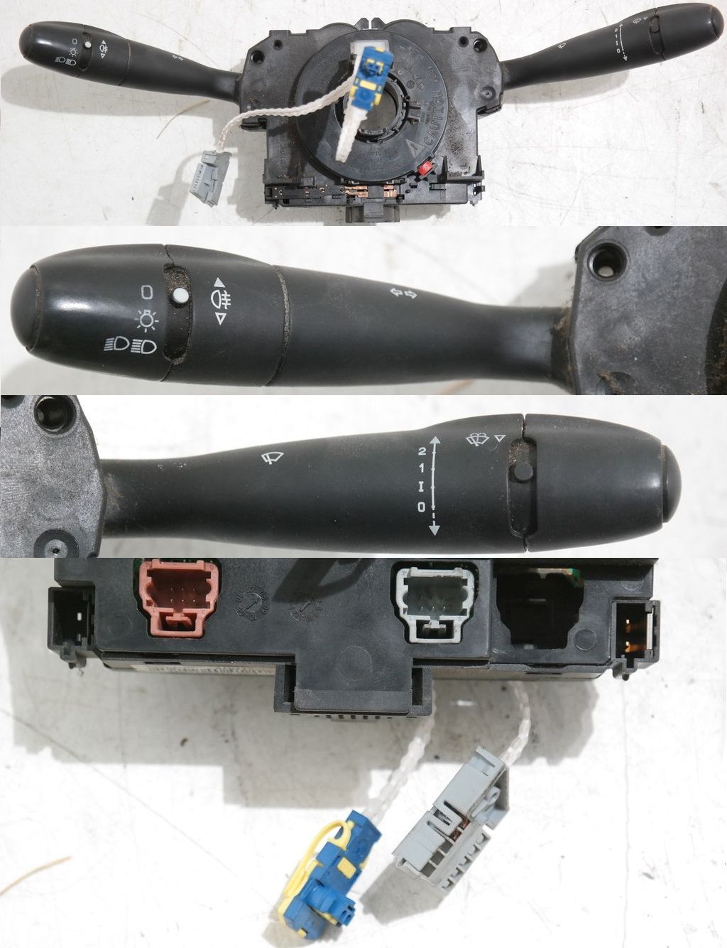 COM 2000/ T3 B9/ LINKS VERLICHTING MET MISTLAMP ACHTER/ RECHTS RUITENWISSER VOOR 0-I-1-2/ 2 STEKKERS VOOR, 3 STEKKERS ACHTER/ DELPHI 96660126XT 12277010/ ZIE 6242GG 6242VG 98069845XT