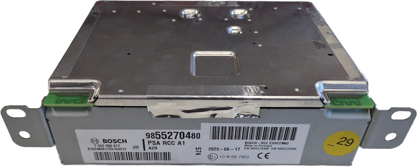 NIET GETEST. BOSCH 9855270480 7503900617 PSA RCC A1 A2R RCC EURCEM02 10 R-05 7902